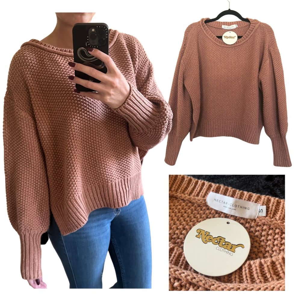 Nectar Clothing Knit Sweater | Brick | S